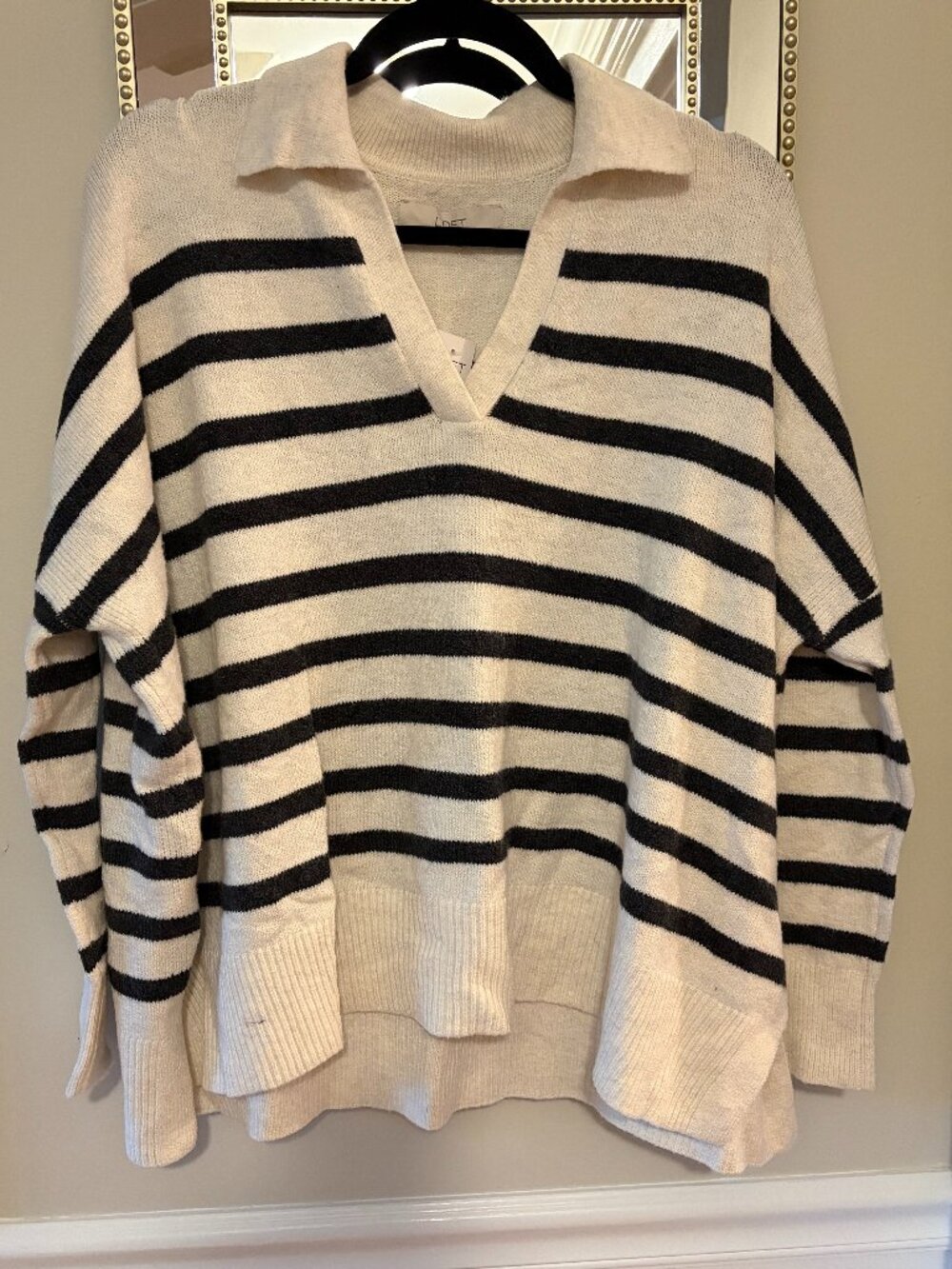 Loft Striped Sweater, Size XS
